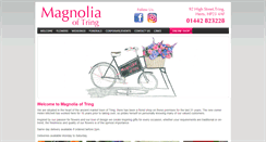 Desktop Screenshot of magnolia-flowers.co.uk